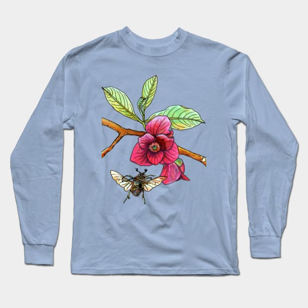 Pawpaw and Bumble Beetle Long Sleeve T-Shirt by ThisIsNotAnImageOfLoss